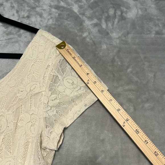 Torrid Lace Cap Sleeve Mini Dress Women’s 16 Beige - Picture 8 of 8